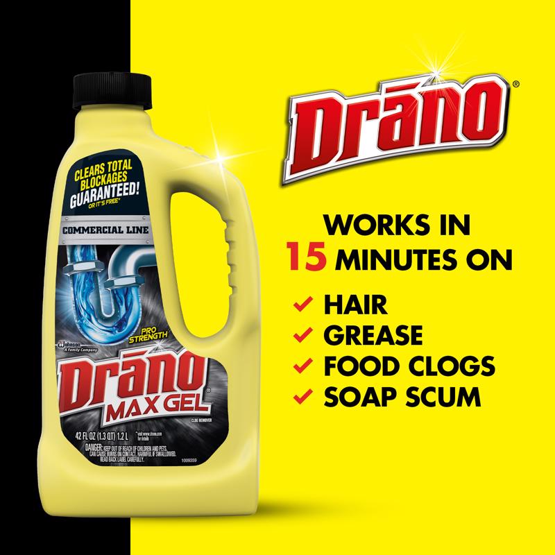 Drano Commercial Line Gel Clog Remover 42 fl. oz.