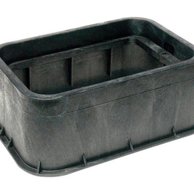 NDS 19 in. W X 6 in. H Rectangular Valve Box Extension Black