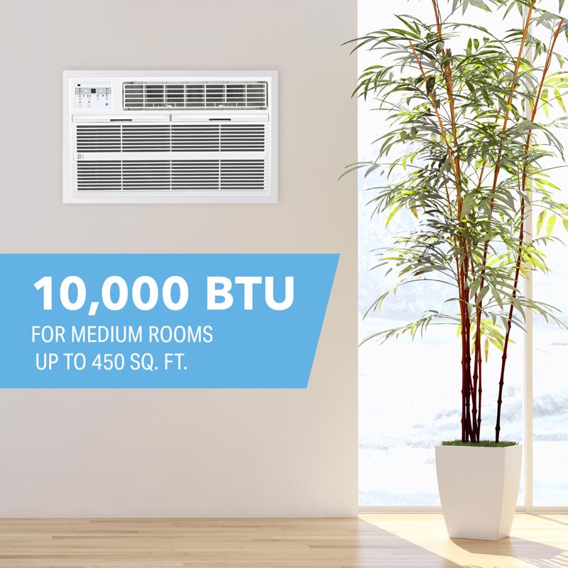 Perfect Aire 10000 BTU 115 V Through-the-Wall Air Conditioner w/Remote 450 sq ft