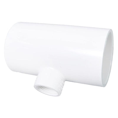 Charlotte Pipe Schedule 40 2 in. Slip X 2 in. D Slip PVC Reducing Tee