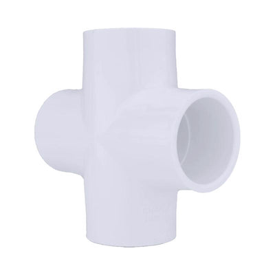 Charlotte Pipe Schedule 40 1 in. Slip X 1 in. D Slip PVC Cross