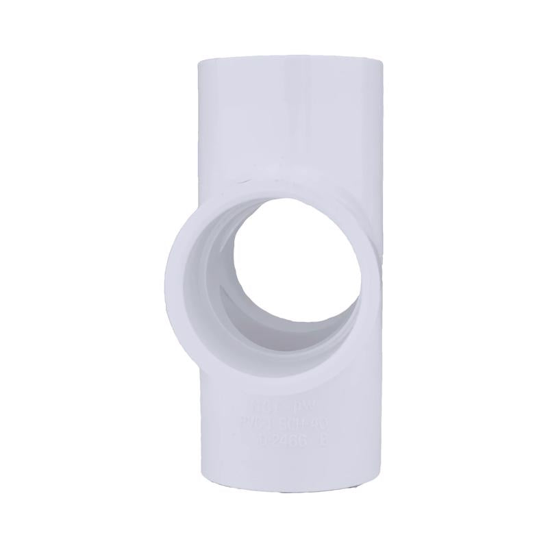 Charlotte Pipe Schedule 40 1 in. Slip X 1 in. D Slip PVC Cross