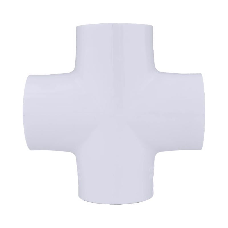 Charlotte Pipe Schedule 40 1-1/4 in. Slip X 1-1/4 in. D Slip PVC Cross