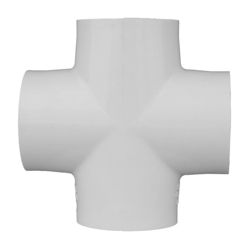 Charlotte Pipe Schedule 40 1-1/2 in. Slip X 1-1/2 in. D Slip PVC Cross