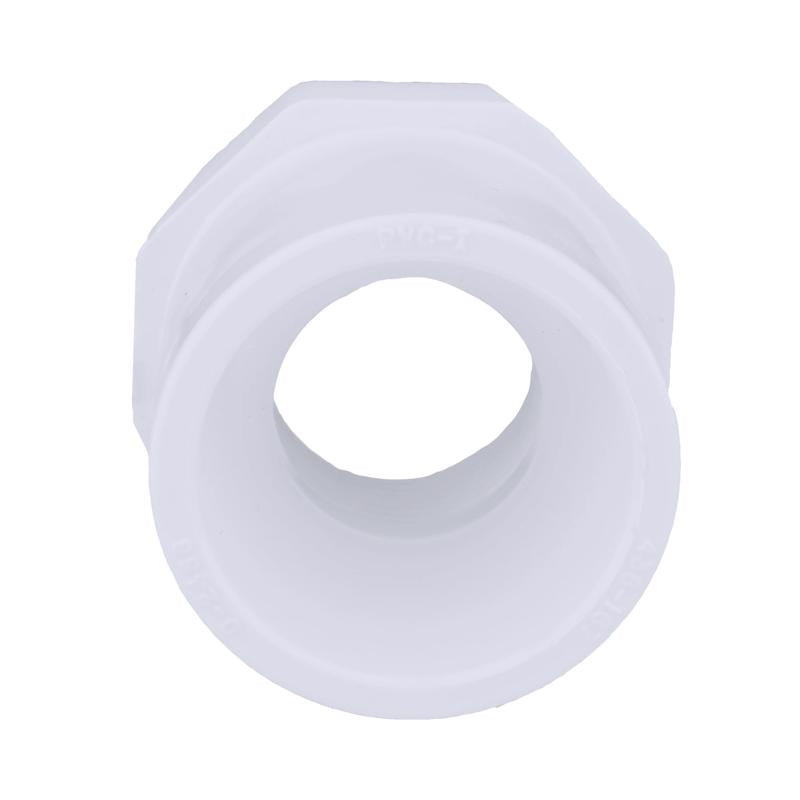 Charlotte Pipe Schedule 40 1-1/4 in. Spigot X 3/4 in. D FPT PVC Reducing Bushing