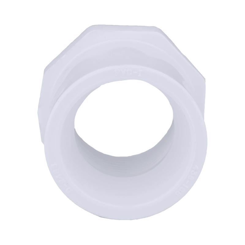 Charlotte Pipe Schedule 40 1-1/4 in. Spigot X 1 in. D FPT PVC Reducing Bushing