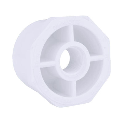 Charlotte Pipe Schedule 40 2 in. Spigot X 1/2 in. D FPT PVC Reducing Bushing