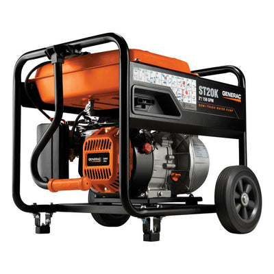 Generac Semi-Trash 6 HP 158 gpm Aluminum Automatic Gas Water Pump