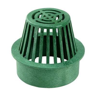 NDS 6 in. Green Round Polyethylene Atrium Grate