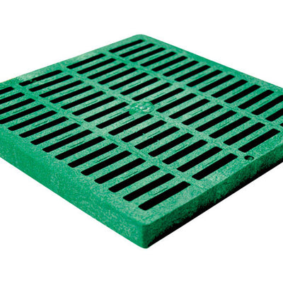 NDS 12 in. Green Square Polyethylene Drain Grate