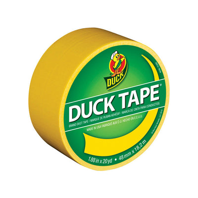 Duck 1.88 in. W X 20 yd L Yellow Solid Duct Tape
