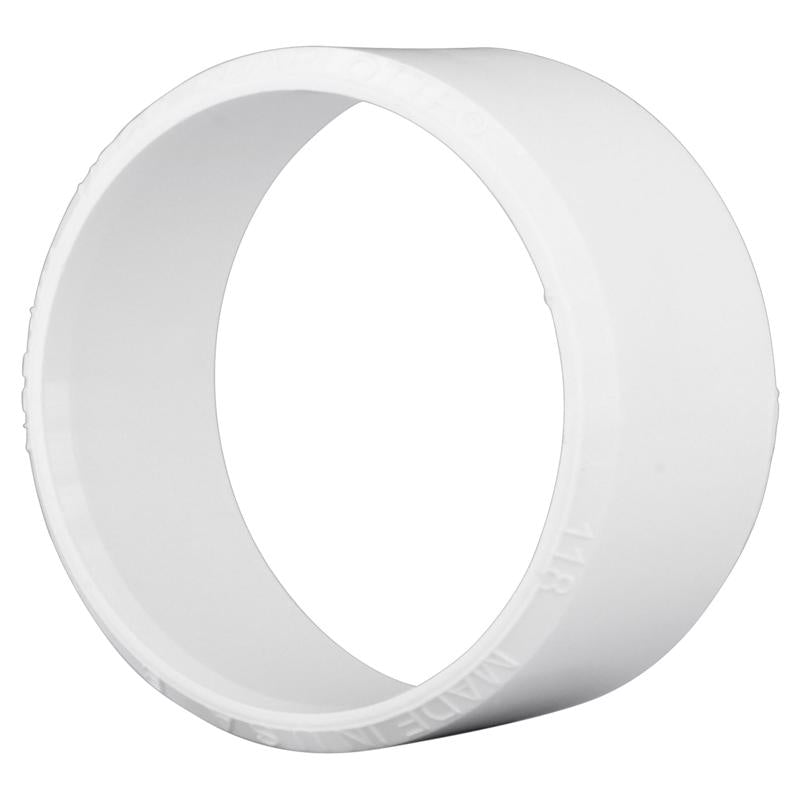 Charlotte Pipe 4 in. Spigot X 4 in. D Hub PVC Adapter Bushing