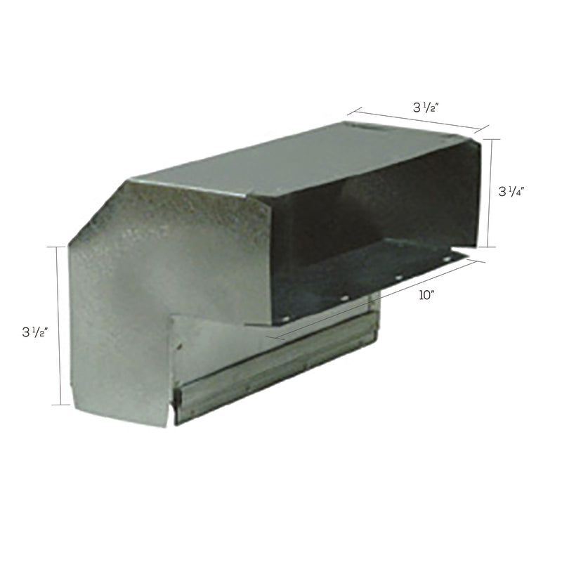 Deflect-O 90 deg Aluminum Short Way Elbow