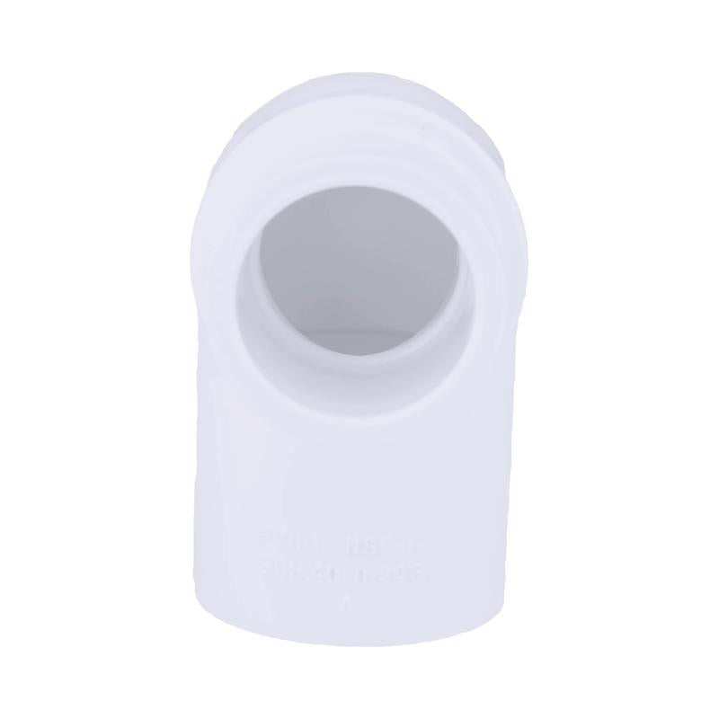 Charlotte Pipe Schedule 40 3/4 in. Slip X 1/2 in. D Slip PVC 90 Degree Elbow