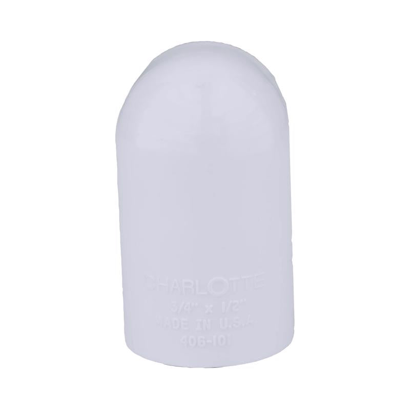 Charlotte Pipe Schedule 40 3/4 in. Slip X 1/2 in. D Slip PVC 90 Degree Elbow