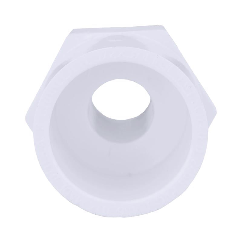 Charlotte Pipe Schedule 40 1/2 in. MPT X 3/4 in. D Slip PVC Pipe Adapter