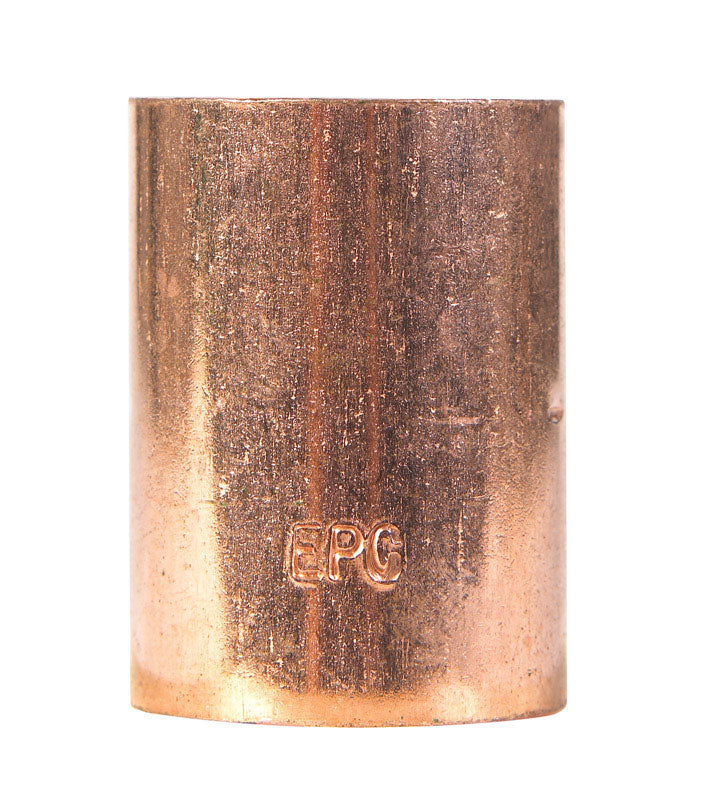 NIBCO 1-1/4 in. Sweat X 1-1/4 in. D Sweat Copper Coupling with Stop