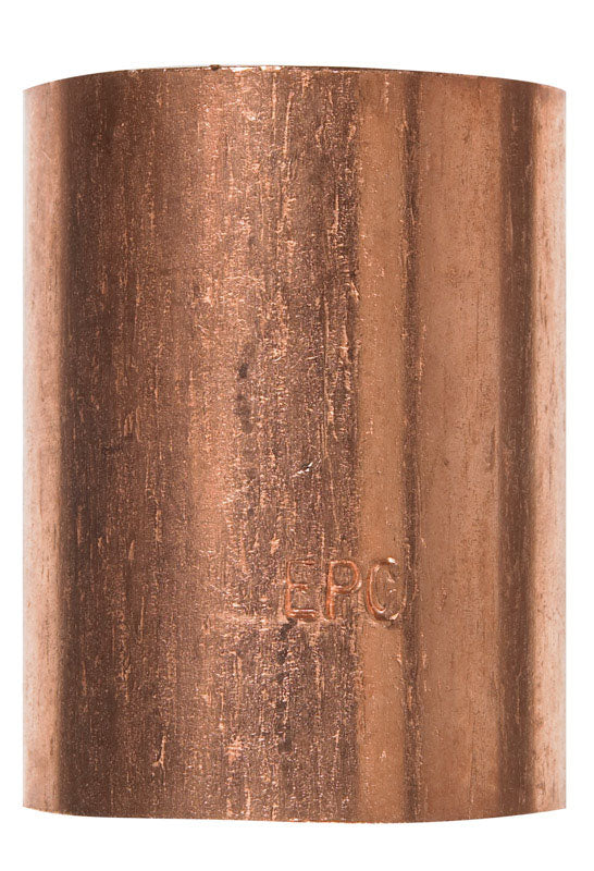 NIBCO 1-1/2 in. Sweat X 1-1/2 in. D Sweat Copper Coupling with Stop