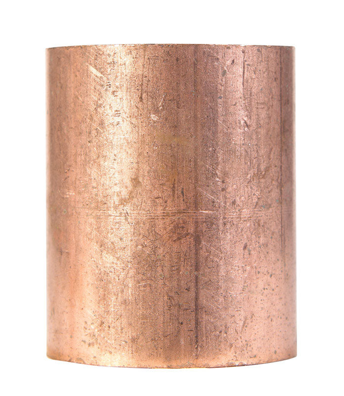 NIBCO 2 in. Sweat X 2 in. D Sweat Copper Coupling with Stop