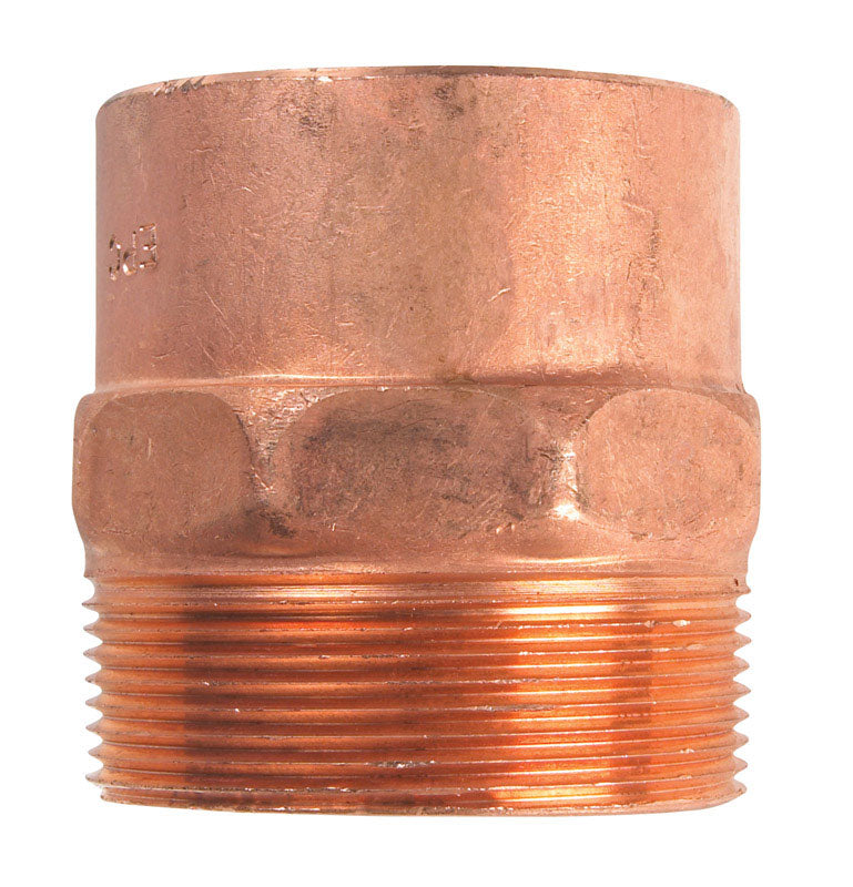 NIBCO 2 in. Copper X 2 in. D MIP Copper Pipe Adapter