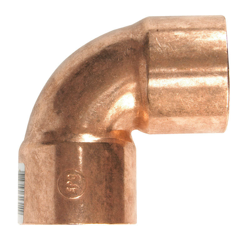 NIBCO 1-1/2 in. Sweat X 1-1/2 in. D Sweat Copper 90 Degree Elbow