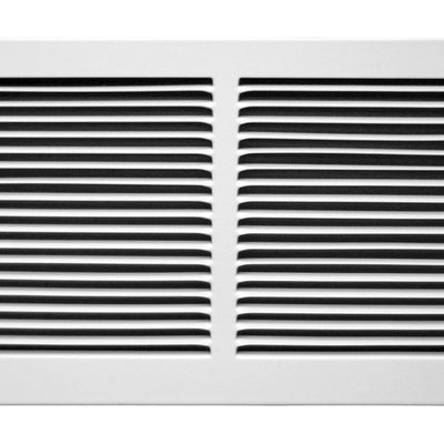 Tru Aire 6 in. H X 14 in. W 1-Way Powder Coat White Steel Floor Baseboard Register