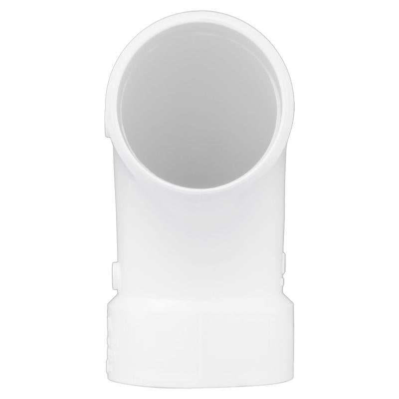 Charlotte Pipe Schedule 40 1-1/2 in. Spigot X 1-1/2 in. D Hub PVC 90 Degree Elbow