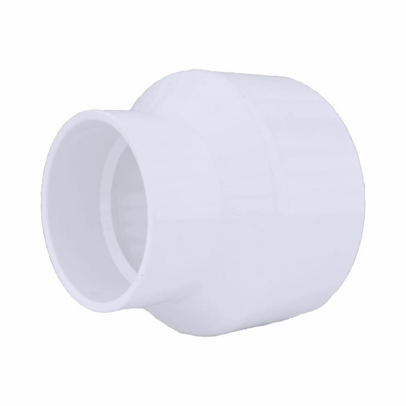 Charlotte Pipe Schedule 40 4 in. Hub X 6 in. D Hub PVC Increaser/Reducer
