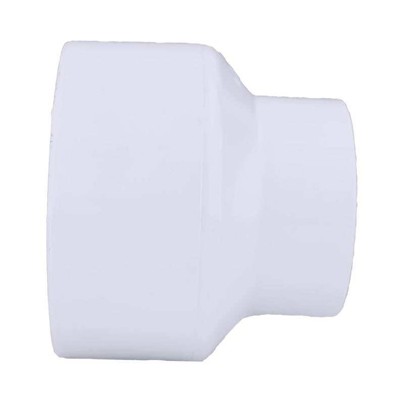 Charlotte Pipe Schedule 40 4 in. Hub X 6 in. D Hub PVC Increaser/Reducer