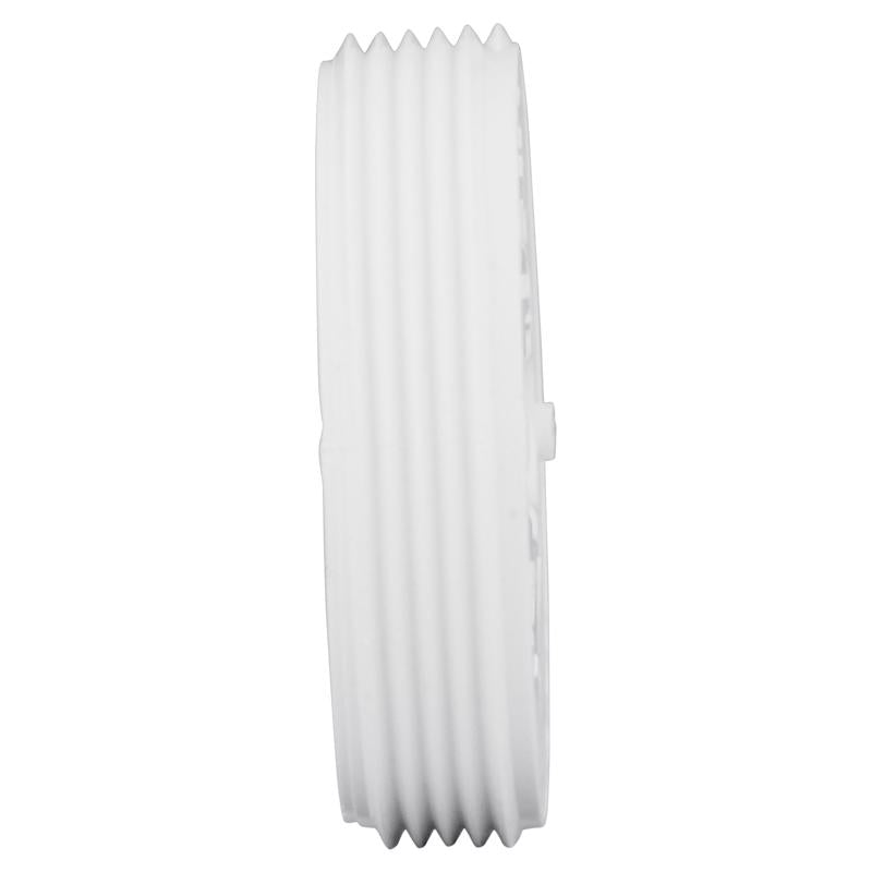 Charlotte Pipe Schedule 40 2 in. MPT X 2 in. D Hub PVC Clean-Out Plug