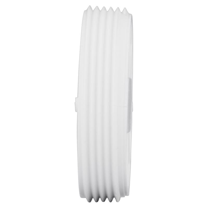 Charlotte Pipe Schedule 40 2 in. MPT X 2 in. D Hub PVC Clean-Out Plug