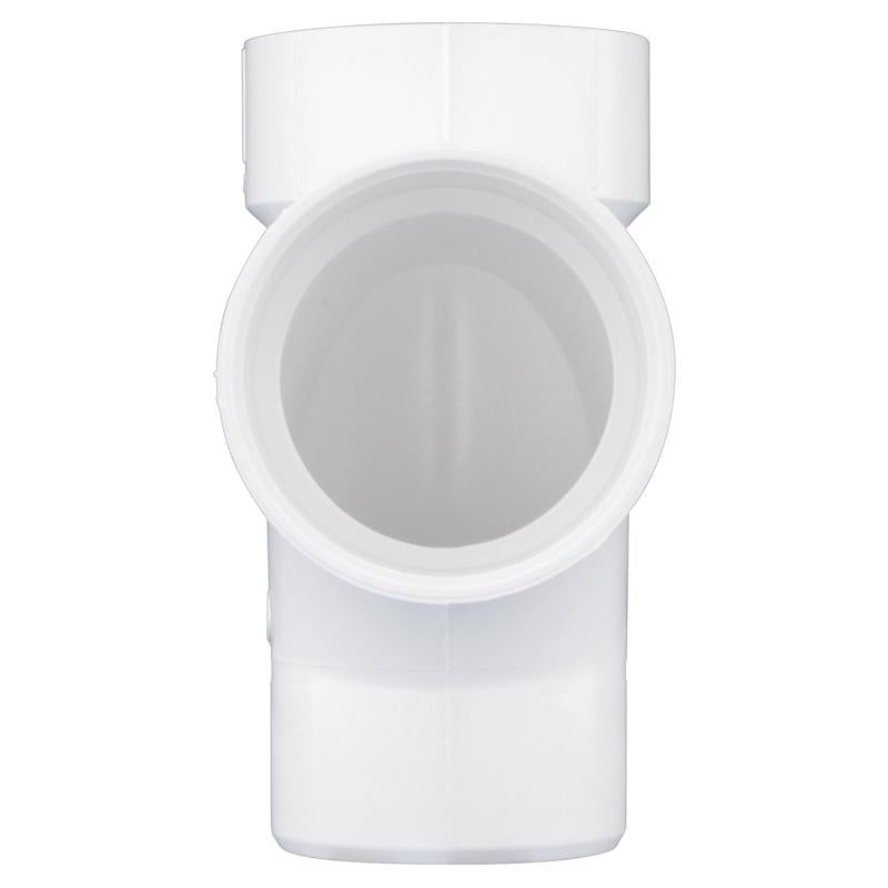 Charlotte Pipe Schedule 40 1-1/2 in. Hub X 1-1/2 in. D Hub PVC Sanitary Street Tee