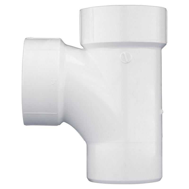Charlotte Pipe Schedule 40 1-1/2 in. Hub X 1-1/2 in. D Hub PVC Sanitary Street Tee