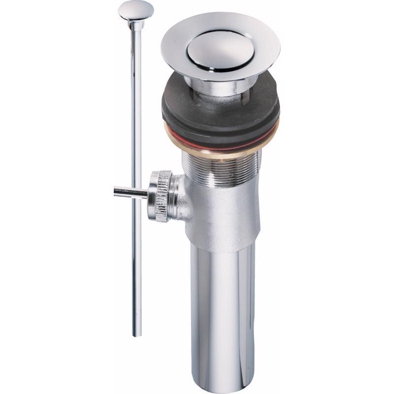 Plumb Pak 1-1/4 in. D Chrome Plated Brass Pop-Up Lavatory Drain