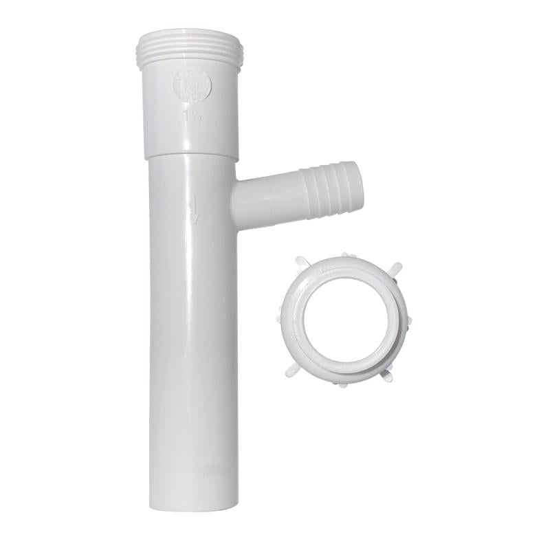 Plumb Pak 1-1/2 in. D X 8 in. L Plastic Dishwasher Branch Tailpiece