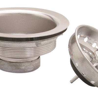 Plumb Pak Chrome Plastic/Stainless Steel Sink Strainer