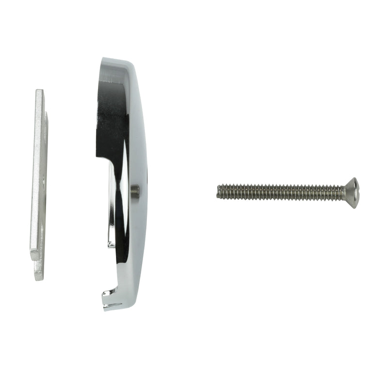 Danco 2 in. D X 0.75 in. L Plastic Overflow Faceplate