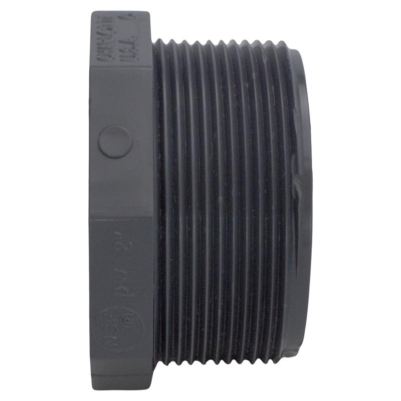Charlotte Pipe Schedule 80 1-1/4 in. MPT X 1-1/4 in. D MPT PVC Threaded Plug