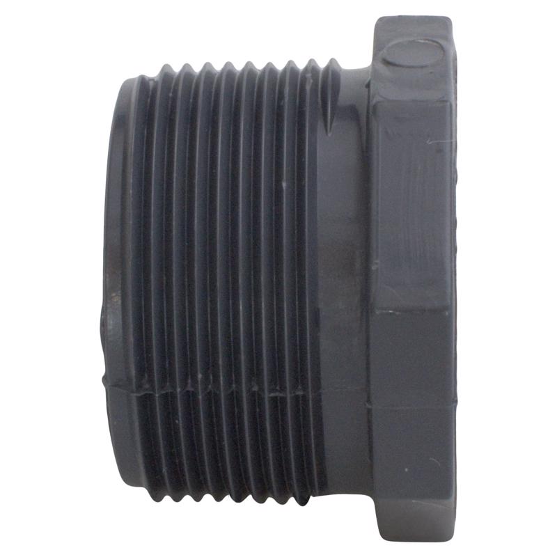 Charlotte Pipe Schedule 80 2 in. MPT X 1-1/2 in. D FPT PVC 7 in. Reducing Bushing