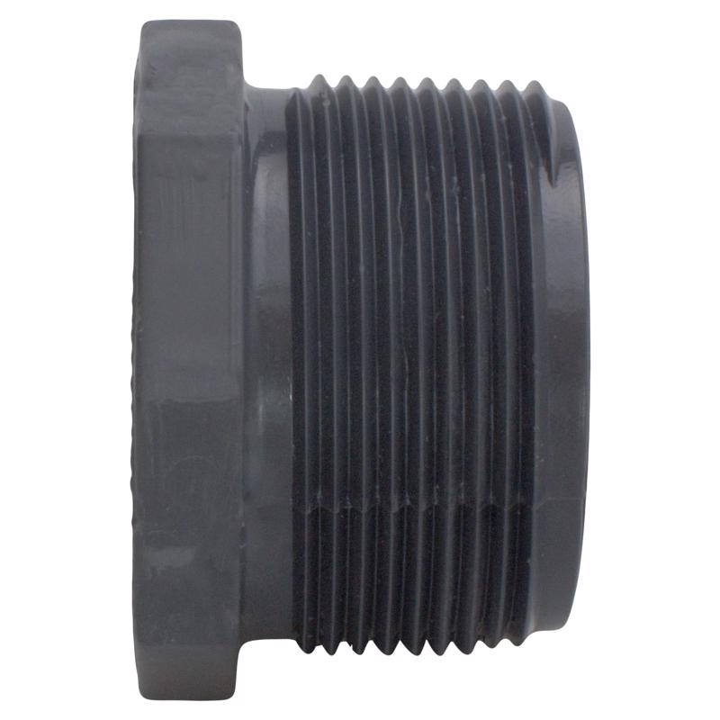 Charlotte Pipe Schedule 80 2 in. MPT X 1-1/2 in. D FPT PVC 7 in. Reducing Bushing