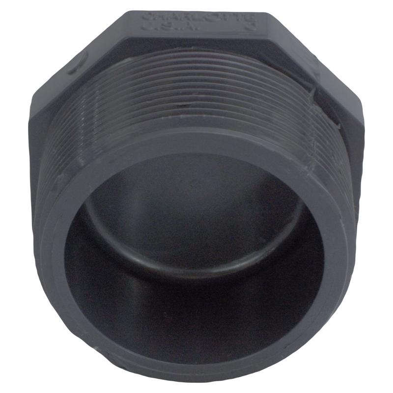 Charlotte Pipe Schedule 80 1 in. MPT X 1 in. D MPT PVC Threaded Plug