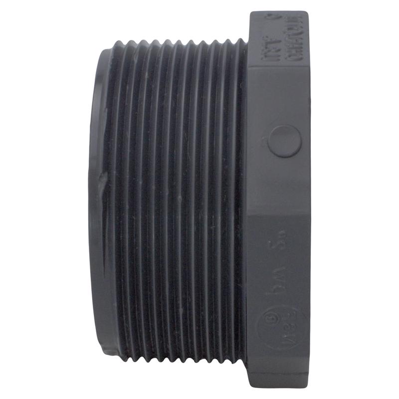 Charlotte Pipe Schedule 80 1 in. MPT X 1 in. D MPT PVC Threaded Plug