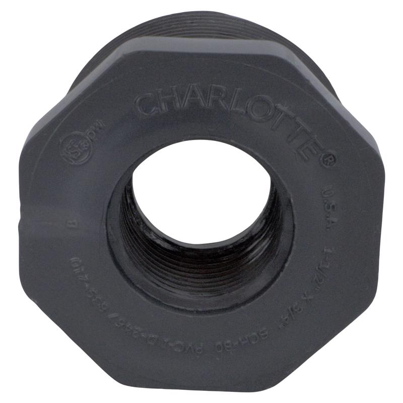 Charlotte Pipe Schedule 80 3/4 in. 1/2 in. D PVC Bushing