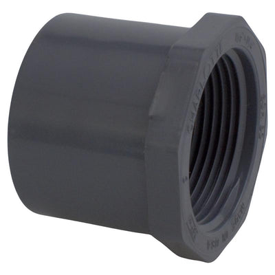Charlotte Pipe Schedule 80 1-1/2 in. Spigot X 1-1/4 in. D FPT PVC Reducing Bushing
