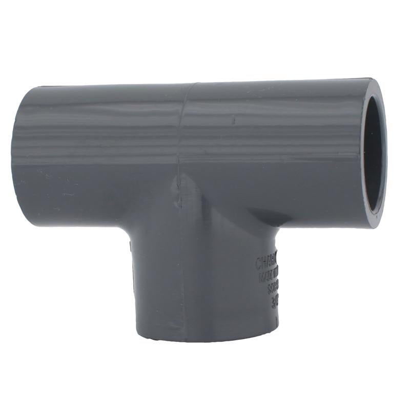 Charlotte Pipe Schedule 80 3/4 in. Slip X 3/4 in. D Slip PVC Reducing Tee