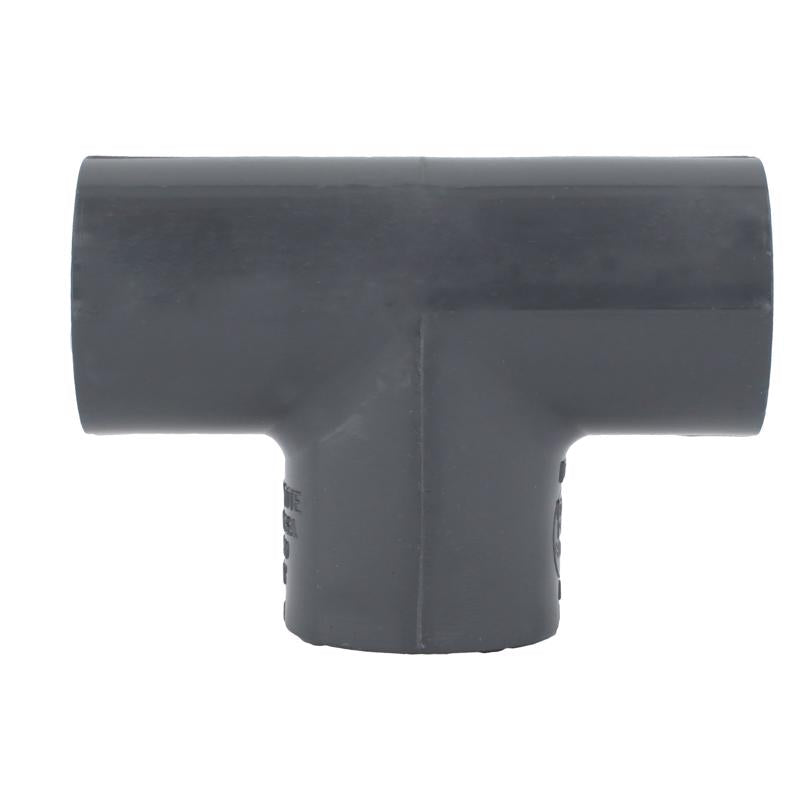 Charlotte Pipe Schedule 80 3/4 in. Slip X 3/4 in. D Slip PVC Reducing Tee