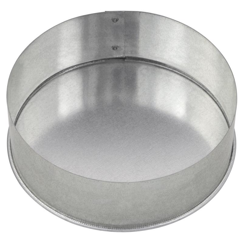 Imperial 6 in. X 6 in. X 6 in. Galvanized Steel Vent Tee Cap