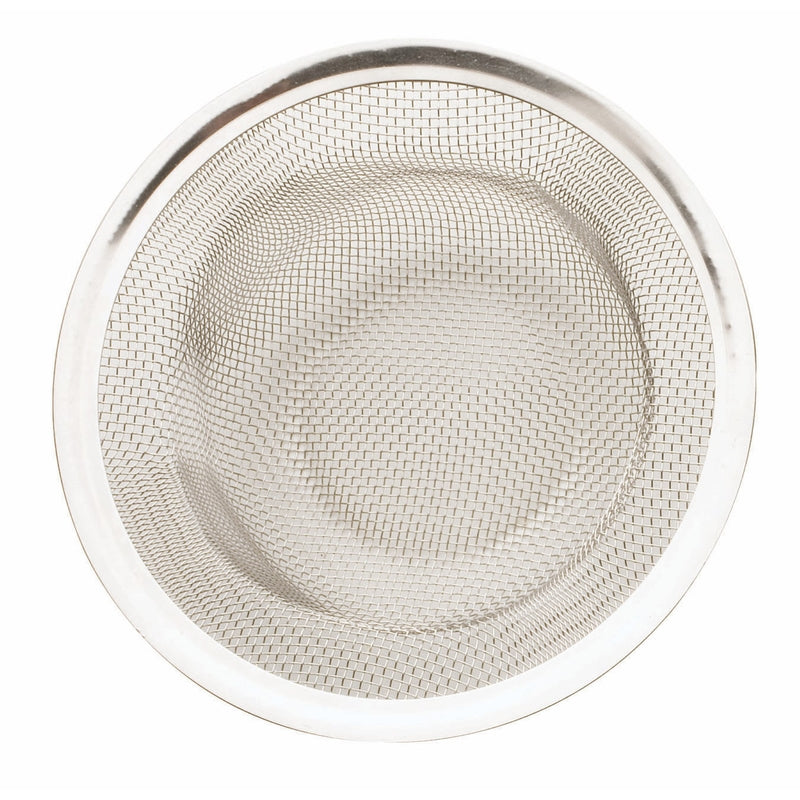 Plumb Pak 3-1/2 in. D Natural Gray Stainless Steel Mesh Strainer