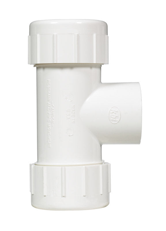 Homewerks Schedule 40 1-1/2 in. Compression X 1-1/2 in. D Compression PVC Tee
