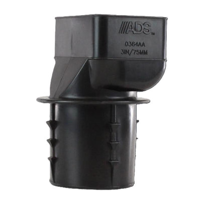 Advanced Drainage Systems 3-1/4 in. Barb X 2 in. D Barb Polyethylene 4 in. Downspout Adapter